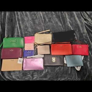 Designer Wallet Lot Kate Spade Michael Kors Coach